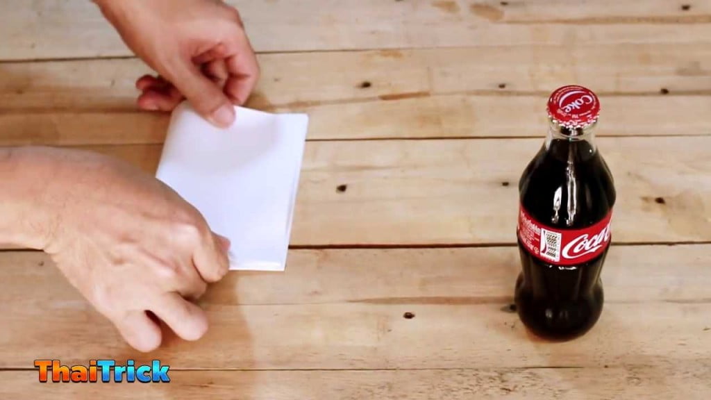 How to Open Bottle With Paper Thaitrick Thaitrick