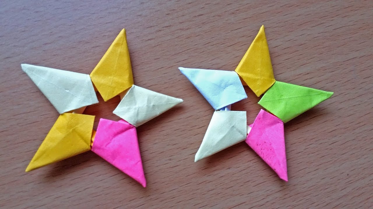 Origami Easy Origami Star From postit note Thaitrick