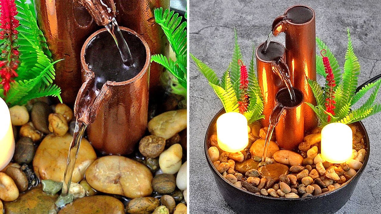 How to Make a Beautiful Tabletop Water Fountain Thaitrick